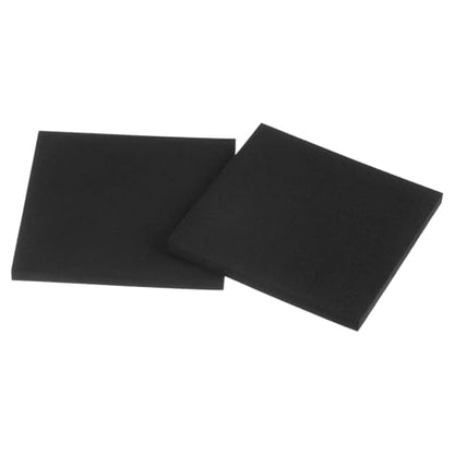 uxcell 6pcs Rubber Padding Sheets 1/4 Inch Thick x 4 Inch Long Square Neoprene Foam Sheet Non-Slip Anti Vibration Pads, Anti-Skid Noise - size: 1/4" Thick, 4" Length