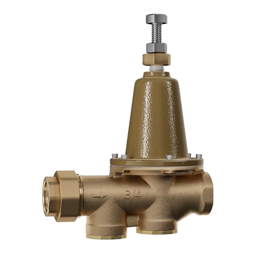 LF25AUB-Z3 3/4-Inch Water Pressure Reducing Valve for Residential, Commercial, and Industrial Use - Water Pressure Regulator Adjustable 25–75 psi, Max 300 psi