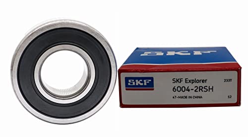 2PACK SKF 6004-2RSH 20X42X12MM Double Rubber Seal Bearings Deep Groove Ball Bearings