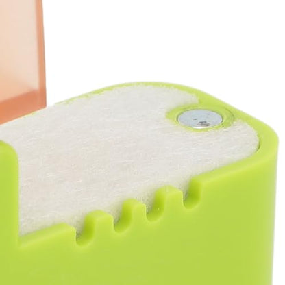 Sewing Thread Oil Box, Universal Strong Magnetic Adsorption Sewing Thread Lubricating Oil Device Break and Split Prevention Sewing Thread Lubricator Box for Sewing Work (Green)