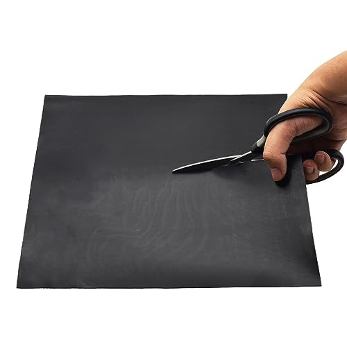Self Adhesive Solid Silicone Rubber Sheet 12 x 12 Inch, 1/16 Inch Thick Grade 65A, for DIY Gaskets, Pads, Seals, Crafts, Flooring, Cushioning Anti-Vibration, Anti-Slip