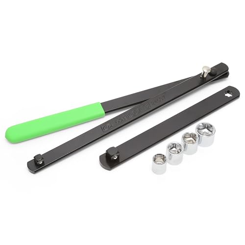 OEMTOOLS 24687 Serpentine Belt Tool Set w/ 3/8-Inch Drive Handle, 8 Pieces - style: Standard Configuration