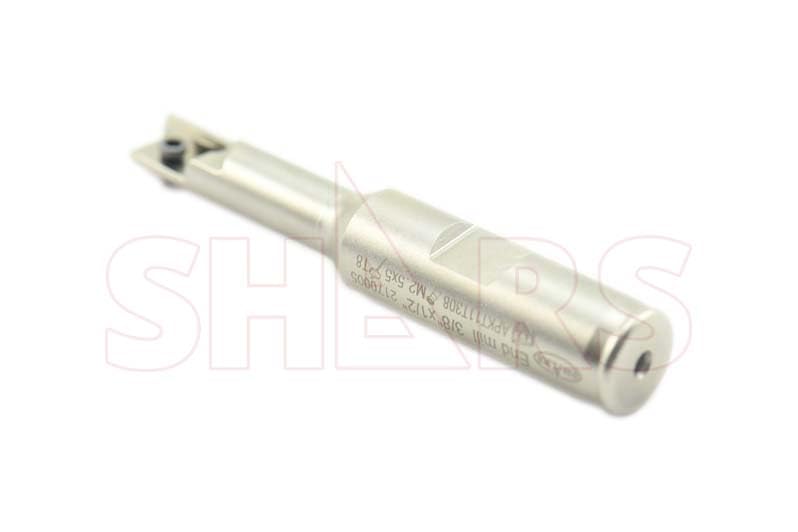 Shars 90 Degree Mini Indexable End Mill 3 PCS Set with APKT 11T308 Inserts, 3/8", 1/2", 5/8" Cutter Diameter P[