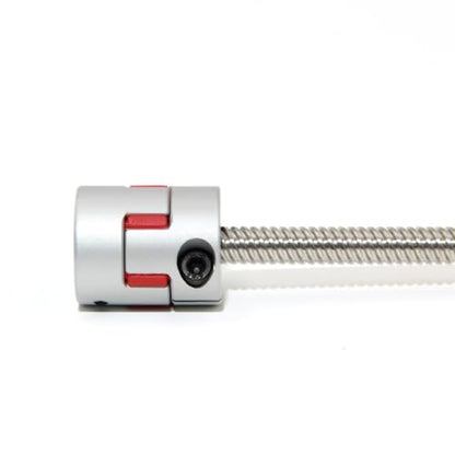 6.35mm to 10mm Bore Aluminium Plum Flexible Shaft Coupling Servo Stepper Motor Jaw D25xL30 Connector Flexible Shaft Couplers for 3D Printer/CNC Machine/DIY Encoder, 2pcs/Pack(6.35mmx10mm) - size: 6.35mmx10mm