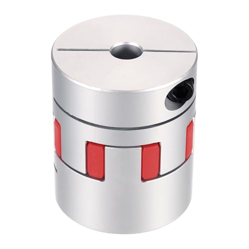 MECCANIXITY Aluminum 10mm to 19mm Flexible Spider Coupling L50mm x D40mm Coupler Jaw Spider Shaft Joint Connector for 3D Printers DIY CNC Router Milling Machine - size: 10mm to 19mm