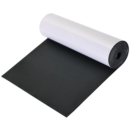 1/8" Thick, 12" x 59" Neoprene Foam Sheet with Adhesive - size: 1/8" x 12" x 59"