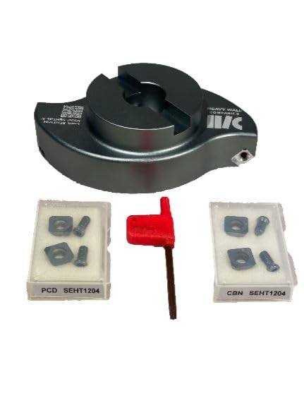 5" Fly Cutter for Milling Machine, Precision Face Mill with PCD & CBN Inserts, Heavy Duty Indexable Cutter, Holder Sold Separately - size: 5" Diameter