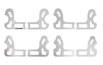 Accusize 8 Pc Radius Gauge Set 9/16 in to 1 in by 16ths