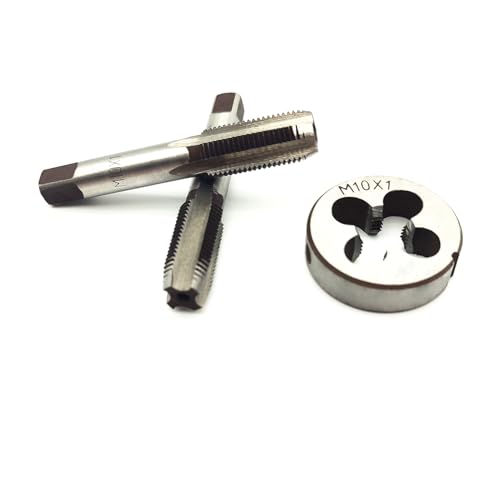 AtticZone M10 x 1.0 Metric Hand Thread Tap and Die Set, Right Hand - size: M10x1.0