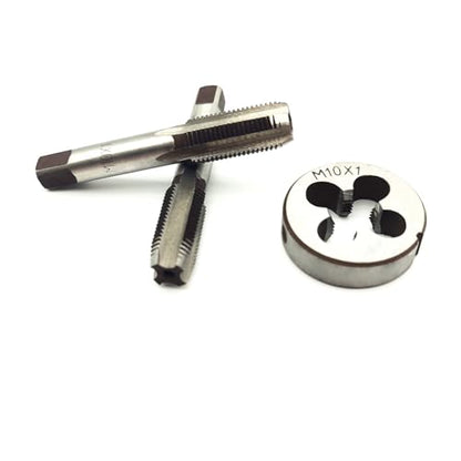 AtticZone M10 x 1.0 Metric Hand Thread Tap and Die Set, Right Hand - size: M10x1.0