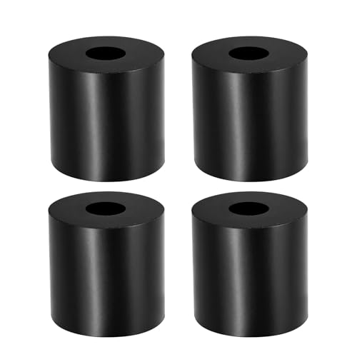 Multi Purpose Rubber Spacer, 10mm ID x 30 OD x 30mm T Neoprene Round Anti-Vibration Isolation Pads Bushings Spacer Washer Fit for HVAC Bolts Car Accessories (4 Pcs) - size: 10mm ID x 30 OD x 30mm T