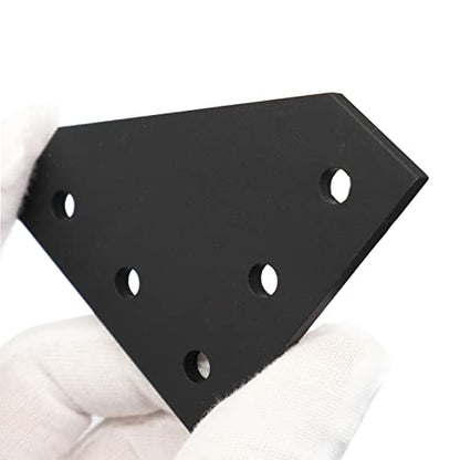 10Set 2020 Aluminum Extrusion Accessories Hardware L Corner Bracket - style: 5HL-10B