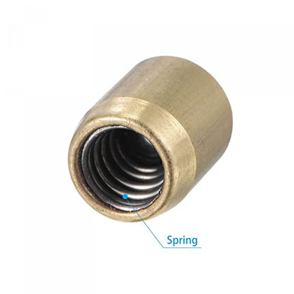 uxcell Brass Push Button Grease Oil Cup 5x6mm Ball Oiler for Lubrication System 10Pcs - size: 5x6mm