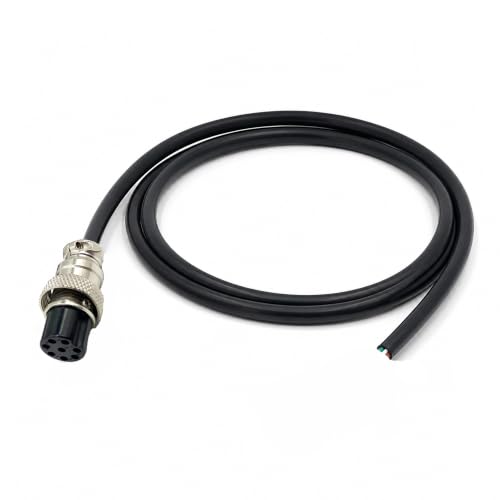 GX16 8 Pin Aviation Connector Cable Female Plug with Wire 2m - color: 8 pin, size: 2 m