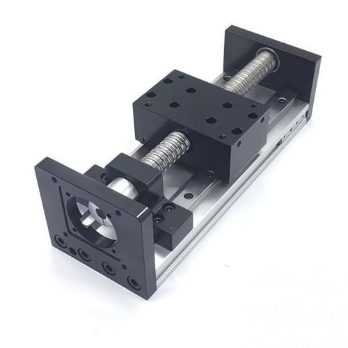 SFU1605 Ball Screw Slide Table 4 Inch 100mm Stroke C7 Level Accuracy Load 110 lb Maximum Speed 20inch/s Double Guide Linear Actuator Motion Module for Nema17 Nema23 Stepper Motor - color: For Motorized, size: 4 inch/100mm