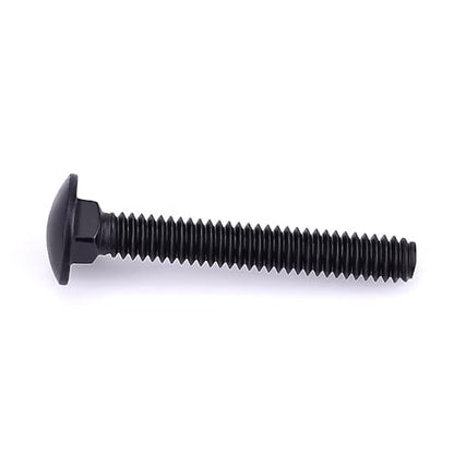 1/4-20 x 1 Black Steel Carriage Bolts, 304 Stainless Steel 18-8, Round Domed Head Square Neck Carriage Bolts Screws, Coarse Thread UNC, 25 PCS - size: 1/4-20 x 1"