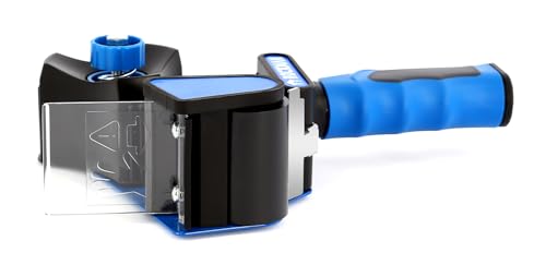 Premium Heavy-Duty Tape Dispenser Gun 08- Soft-Touch Ergonomic Handle Design, Transparent Pressing Plate, Ideal for Shipping, Warehouse, and Moving, Suitable for 2-inch Tape