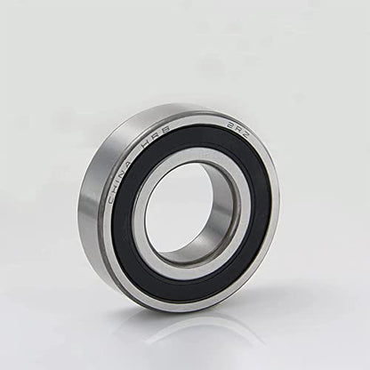 6204-2RZ Bearings, 20x47x14mm Ball Bearing 6204RZ Double Rubber Sealed Shielded Bearing ID 20mm, OD 47mm, Thickness 14mm Deep Groove Ball Bearing for 3D Printer, Scooters Ball Bearing 2pcs - style: 6204-2RZ