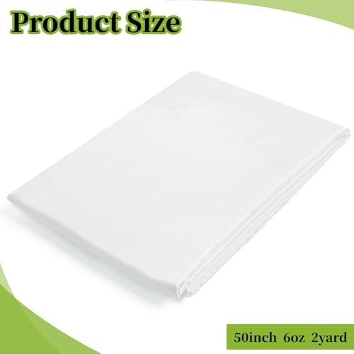 Fiberglass Cloth, 50 Inch x 6 Feet, 6 Oz E-Glass Plain Weave Glass Fiber forBoat Plane Auto Surfboard Tub Pool Repair (White, 2 Yard) - size: 2 Yard
