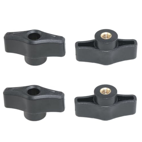 4 Pack 1/4-20 Thru Knobs for T Track Woodworking Jigs