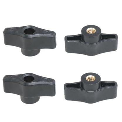 4 Pack 1/4-20 Thru Knobs for T Track Woodworking Jigs