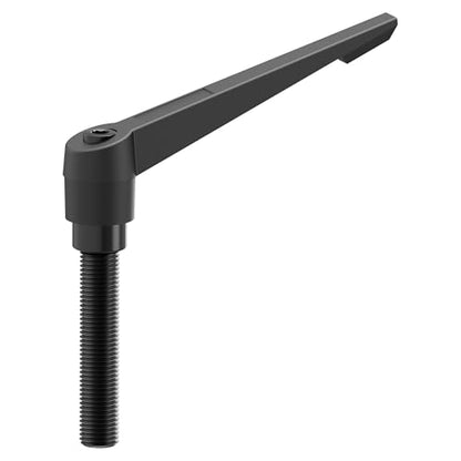 Clamping Lever Handles, M8 x 60mm Male Thread, Adjustable Quick Release Locking Rotating Screw Bolt Stud Knobs Apply for Lathe Machinery, Black - size: M8 x 60mm