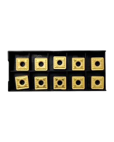 10Pcs SNMG431 SNMG120404 Carbide Turning Inserts - size: SNMG431 SNMG120404 10pcs