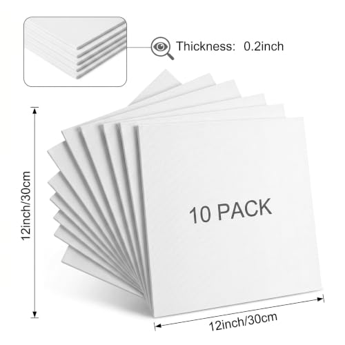 Ceramic Fiber Paper 10 Sheets 12"x12" 0.2" Thick - color: 0.2" Thick-12x 12in