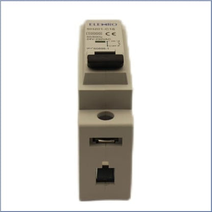 DC MCB, Miniature Circuit Breaker, Breaking Capacity of 10KA, 2P, 24VDC to 250VDC, 10-63Amps, with Indicator Window (16A)