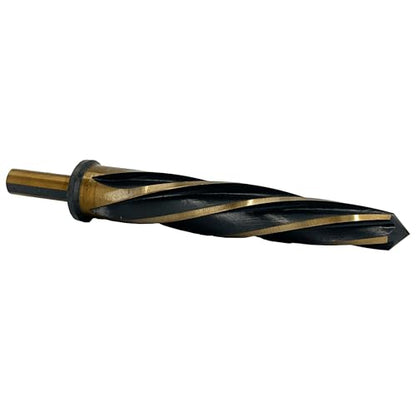 Drill America KFDRBSS 11/16" Bridge/Construction Reamer with 1/2" Shank, Black and Gold Finish, KFD Series - size: 11/16"