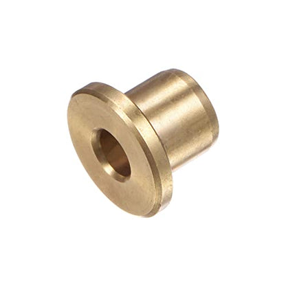 HARFINGTON 2pcs Flange Bearing Sleeve 5mm Bore 9mm OD 10mm Length 2mm Flange Thickness Bronze Bushing Self-Lubricating Bushings Sleeve for Industrial Equipment - size: 5mmx9mmx10mm