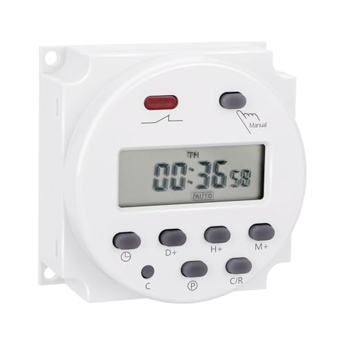 Programmable Timer Relay Digital LCD Display DC 12V Timer Switch