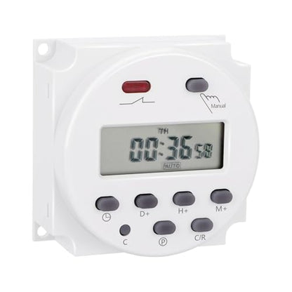 Programmable Timer Relay Digital LCD Display DC 12V Timer Switch