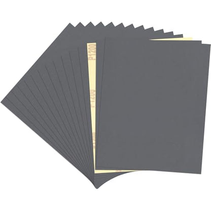 15 PCS Wet Dry Sandpaper 1200 Grit Sheets for Polishing & Finishing - color: 1200G, size: 9x11 Inch