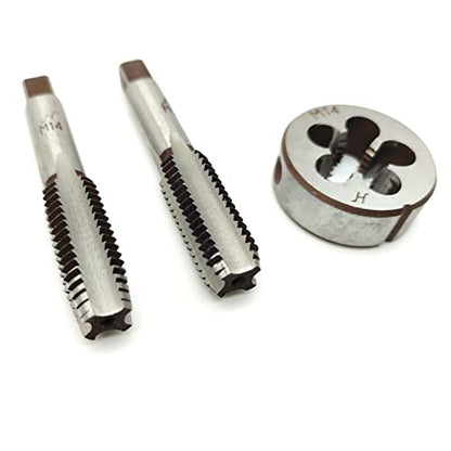 AtticZone M14 x 2.0 Metric Hand Thread Tap and Die Set, Right Hand - size: M14x2.0