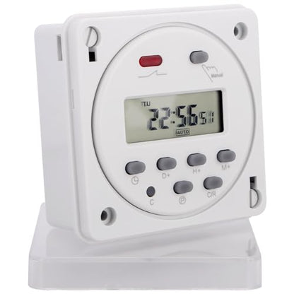 Waterproof Timer Switch, AC 220V 16A Programmable Time Timer Switch - size: AC 220V