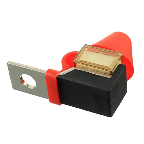 90 AMP MRBF Terminal Block Fuse Holder Single Stud 5/16" (M8) Compact Rated Battery Fuse 90A - size: 90A