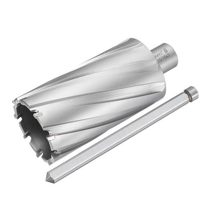 HARFINGTON Annular Cutter 1-15/16" Dia 3" Depth 3/4" Shank TCT Cutting Drill Bits with Pin for Magnetic Drill Press - size: 1-15/16" x 3"