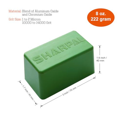 SHARPAL 209H Polishing Compound Fine Green - size: 8 Oz.
