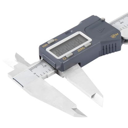 Digital Caliper 8 Inch (0–200mm), Large LCD Electronic Calipers with Inch/Metric Conversion, Stainless Steel Measuring Tool, ±0.03mm Accuracy - size: 8inch