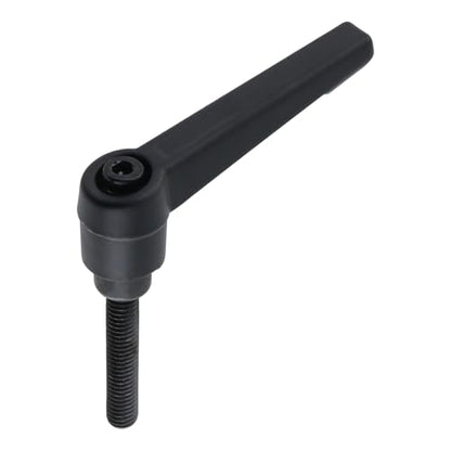 Clamping Lever Handles M6 x 32mm Push Button Ratchet Lever Male Threaded Stud Adjustable Handles Hand Knobs Rotating Screw Handles Bolts with Locking Lever -6pcs - size: M6 x 32mm