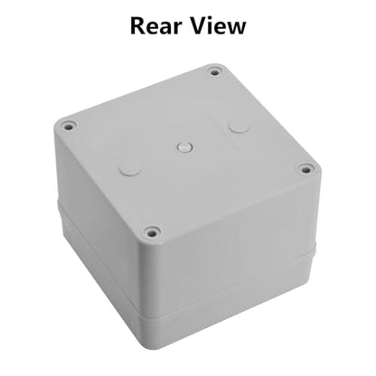 LeMotech IP67 Waterproof Junction Box ABS Plastic Project Box Dustproof Electrical Box Outdoor Enclosure for Electronics DIY Case Gray 3.9X 3.9X 3 inch (100x 100x 75 mm) - size: 3.9" x 3.9" x 3" (1pc)