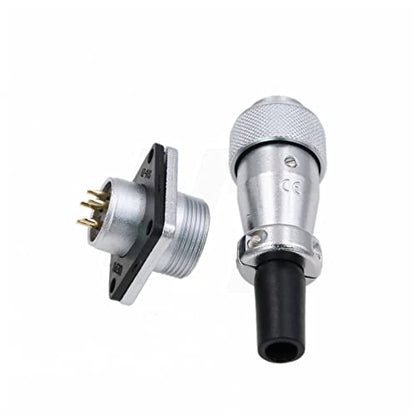 WS16 5 Pin Aviation Circular Metal Connector Zinc Alloy 5A Plug Socket Industrial Power AC Solar Automotive Outdoor Application
