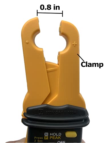 TECPEL DCM-043 Digital AC/DC clamp meter, clamp transmitter, high resolution of 1mA