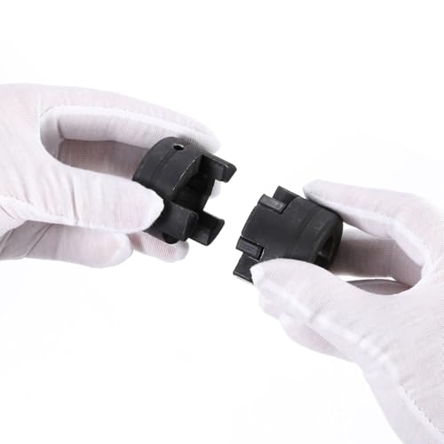 uxcell 1" to 1" L100 Flexible 3-Piece L-Jaw Coupling Coupler Set & Buna-N NBR Rubber Spider for Log Splitter Hybrid Equipment - size: 1" to 1", style: L100