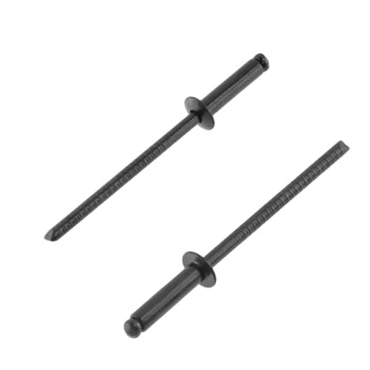 Antrader 1/8" x 1/2" Stainless Steel Blind Pop Rivets,Black,200Pcs - color: All Black, size: 3mm x 12mm