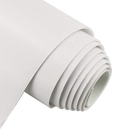 Storystore Foam Insulation Neoprene Sheets with Adhesive, 1/16'' Thick x 12'' W x 59'' L Multi-Function Soundproof Large Closed Cell Neoprene Rubber Roll, White - color: White (With Adhesive), size: 12 in x 59 in x 1/16 in