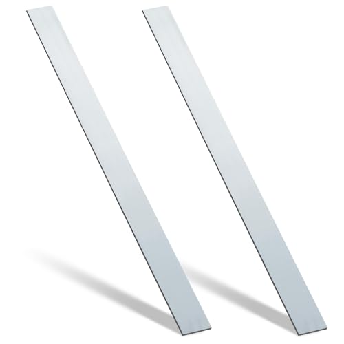 Yaocom 2 Pcs 304 Stainless Steel Flat Bar, 36" L,1" W,1/8" T - size: 36" L,1" W,1/8" T