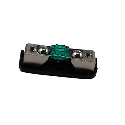 ZOOKOTO 2 Pcs 30A MINI AFS Inline Fuse Holder 4/8 Gauge in 4/8 Gauge Out Fuse Block 30A for Car Audio - size: 30A