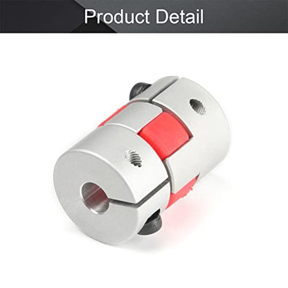 Fielect Shaft Coupling 6.35mm to 6.35mm Bore L30x20D Flexible Coupler Joint for Servo Stepped Motor - size: 6.35mm to 6.35mm Bore L30x20D